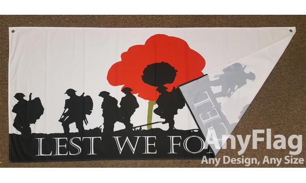 Custom Made 200gsm Flag - DOUBLE SIDED - 3x4ft